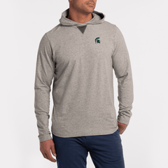 B.Draddy GREY HEATHER/CHARCOAL / SML Michigan State | WILLIE HOODIE | COLLEGIATE