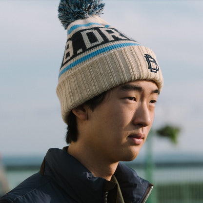 B.Draddy IVORY / ALL WINTER POM HAT