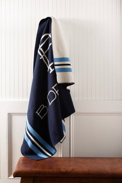 B.Draddy NAVY / ALL BD USA BLANKET