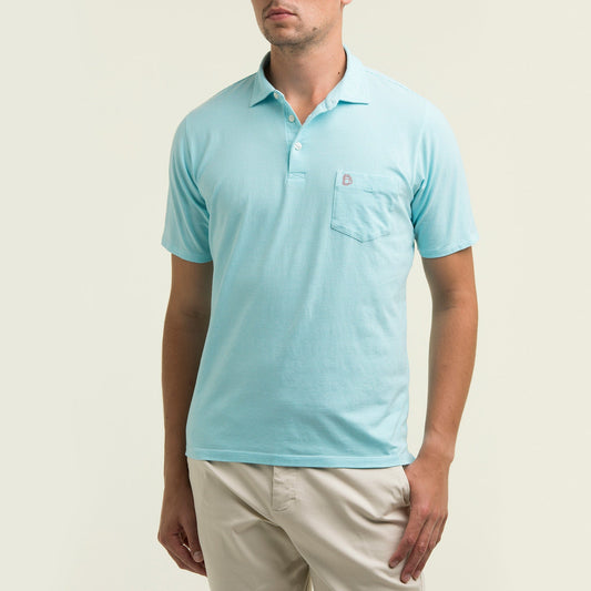 B.Draddy Clothing TIDAL BLUE / SML VIN POLO-SALE