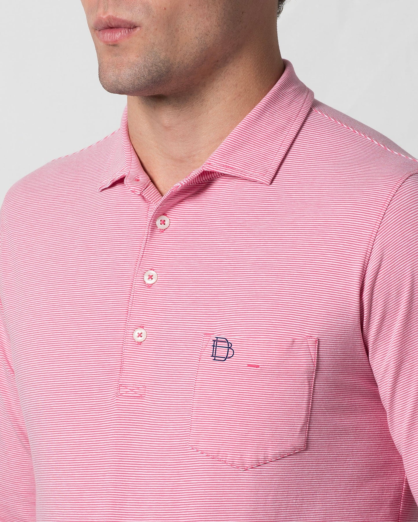 B.Draddy Clothing JACK LONG-SLEEVE POLO