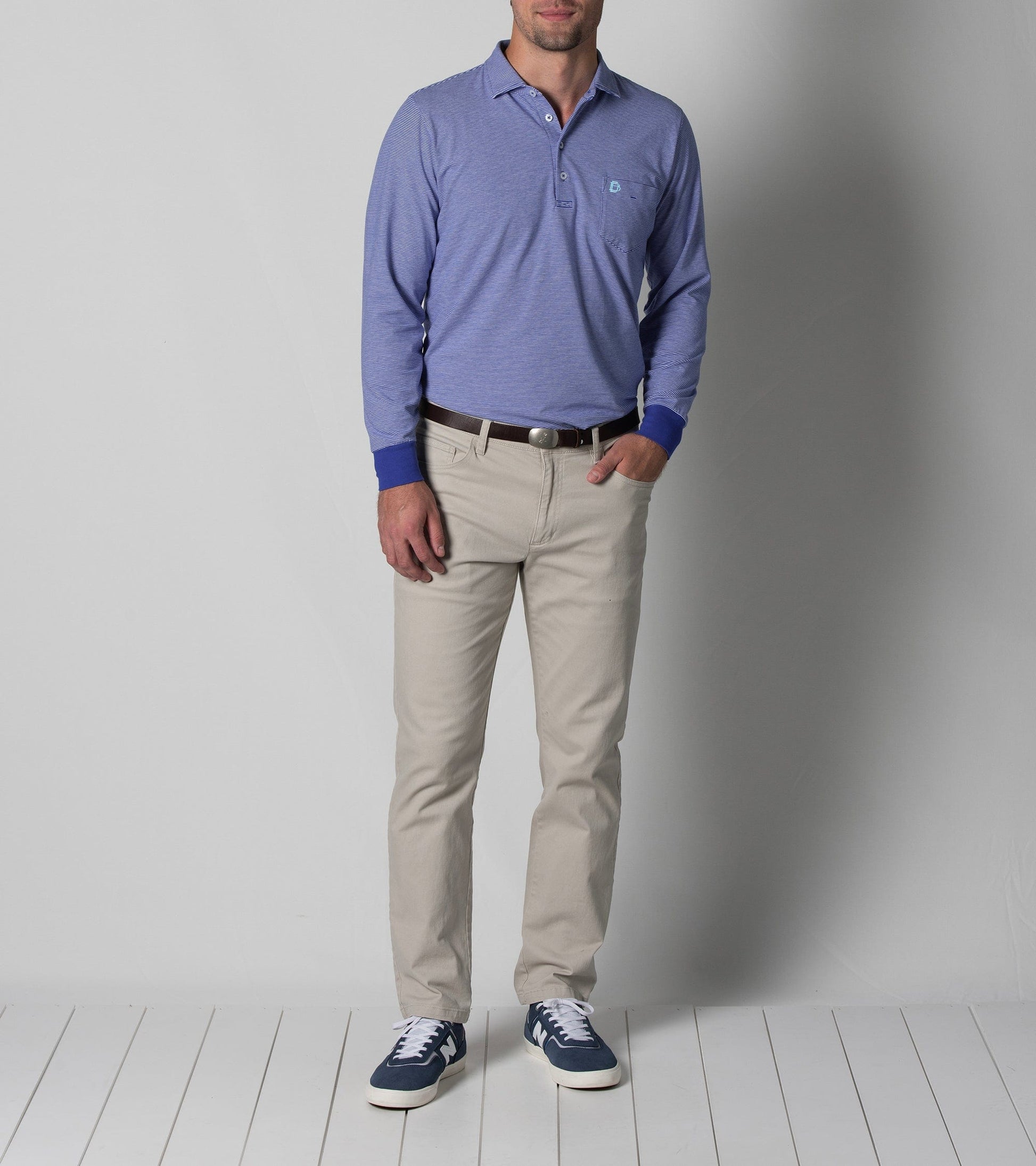 B.Draddy Clothing JACK LONG-SLEEVE POLO - SALE