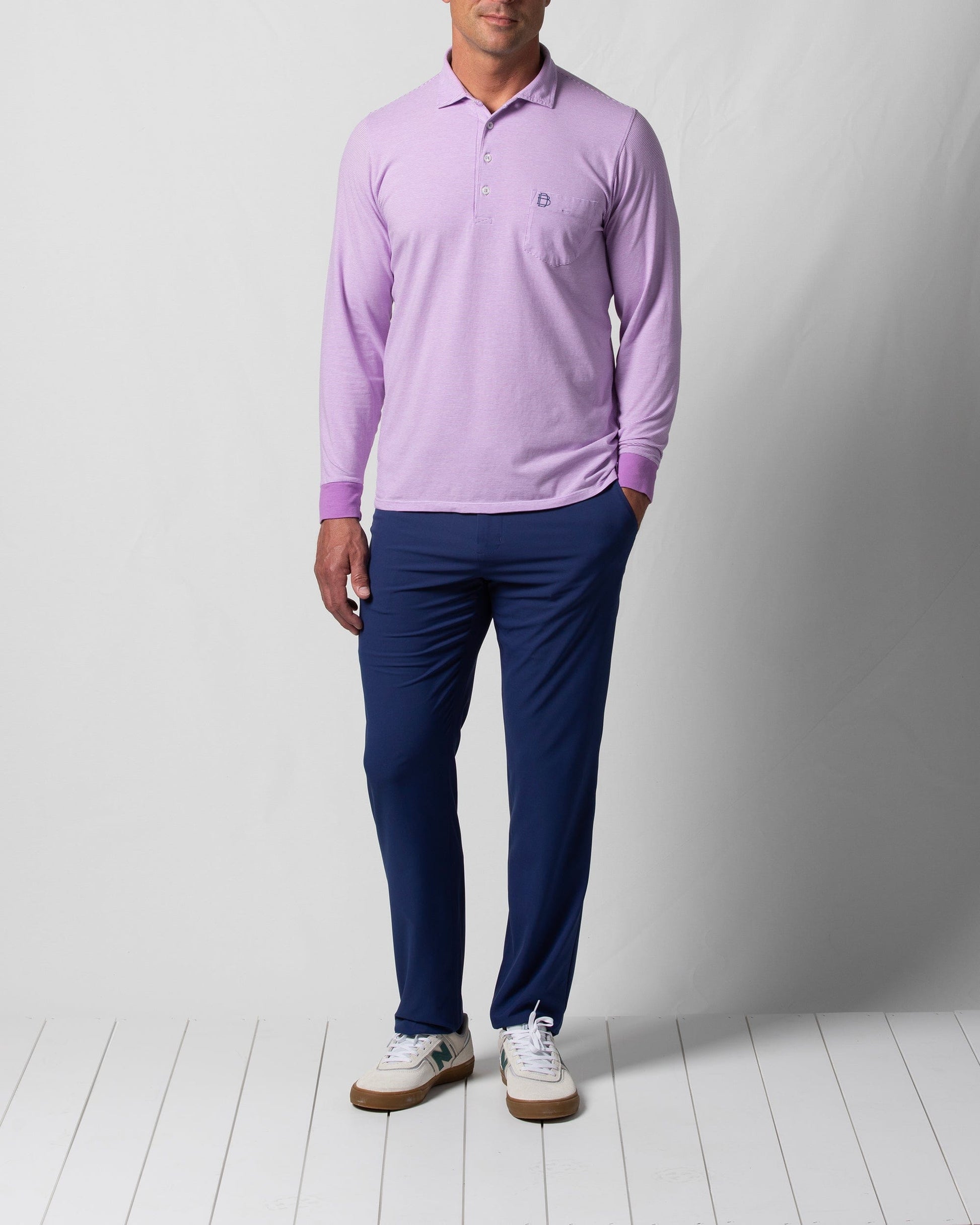 B.Draddy Clothing JACK LONG-SLEEVE POLO - SALE