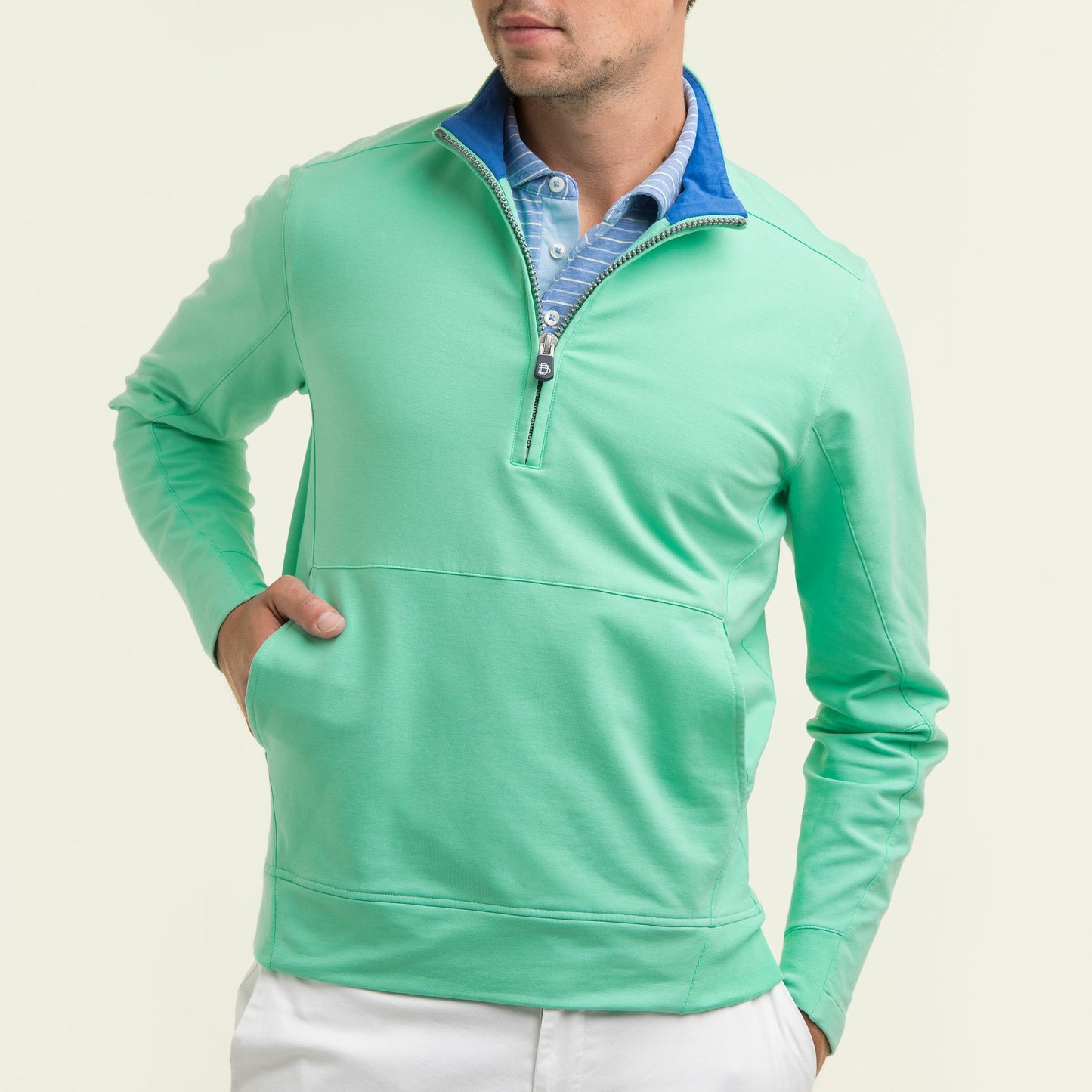 B.Draddy SEAGLASS / SML RUSSEL QUARTER ZIP - SALE