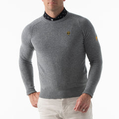 B.Draddy Clothing GREY HEATHER / SML 2024 OFFICIAL PRESIDENTS CUP | INTERNATIONAL TEAM | 007 CASHMERE CREWNECK