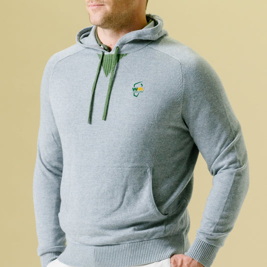 B.Draddy GREY HEATHER/OLIVE / SML 2025 WM PHOENIX OPEN | FINN MERINO HOODIE