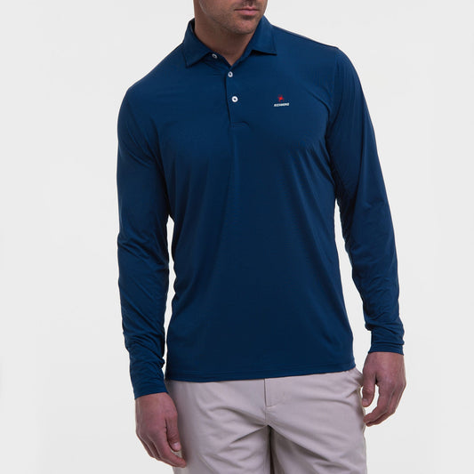 B.Draddy REGAL / SML RICHMOND | DRADDY SPORT LEE LONG-SLEEVE POLO | COLLEGIATE