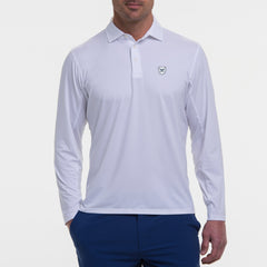 B.Draddy WHITE / SML BUTLER UNIVERSITY | DRADDY SPORT LEE LONG-SLEEVE POLO | COLLEGIATE