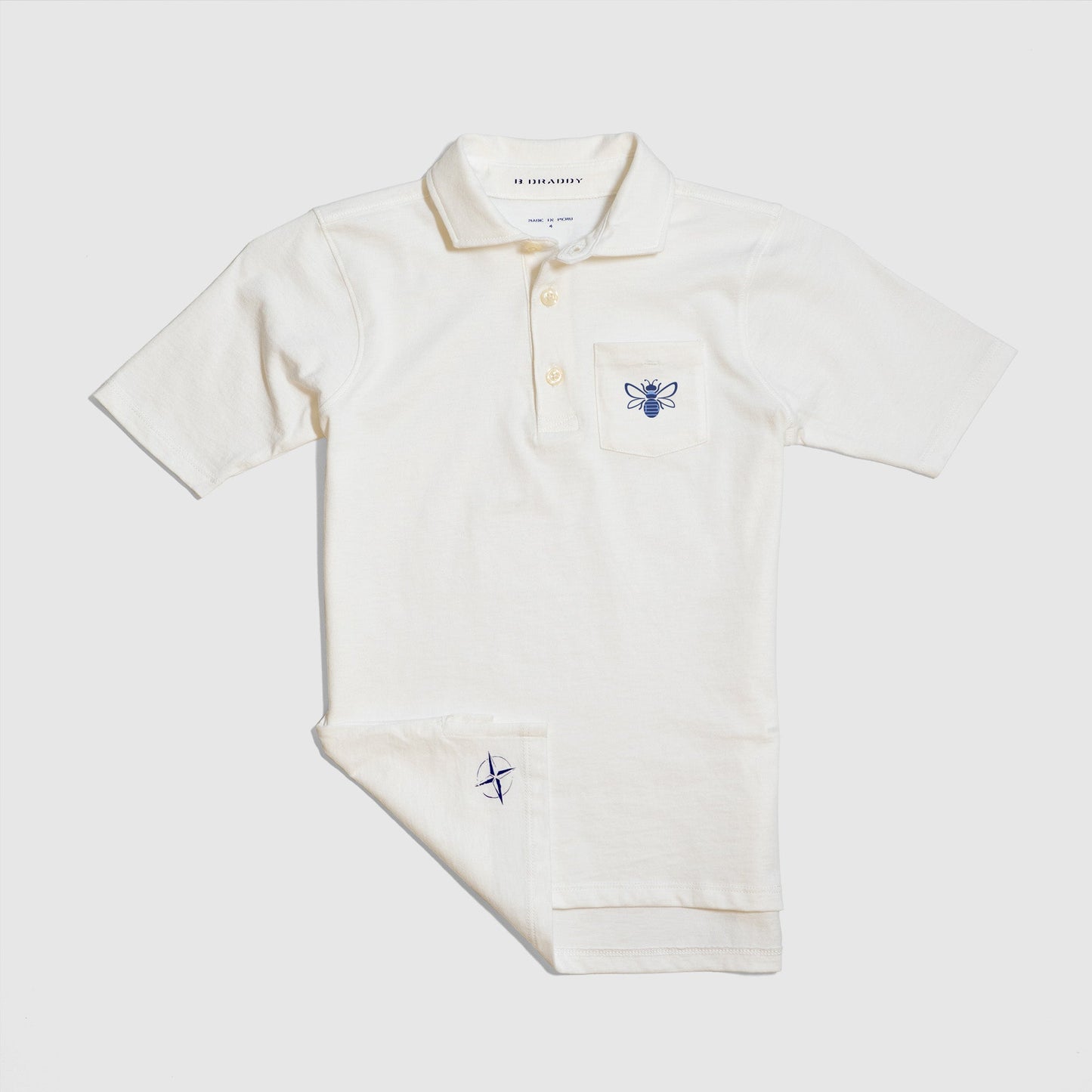 B.Draddy Clothing WHITE / 2 10TH ANNIVERSARY JUNIORS BILLY POLO