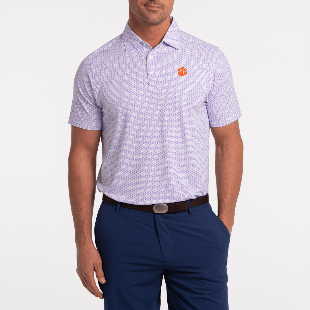 B.Draddy RIGHTEOUS / SML CLEMSON | DRADDY SPORT COOL TREVOR POLO | COLLEGIATE