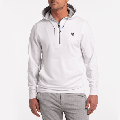 B.Draddy WHITE/GREY HEATHER / SML VILLANOVA | THE PROCTOR HOODIE | COLLEGIATE