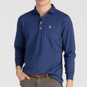 B.Draddy Clothing REGAL / SML ARIZONA | JACK LONG-SLEEVE POLO | COLLEGIATE