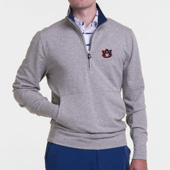 B.Draddy GREY HEATHER / SML Auburn RUSSEL QUARTER ZIP