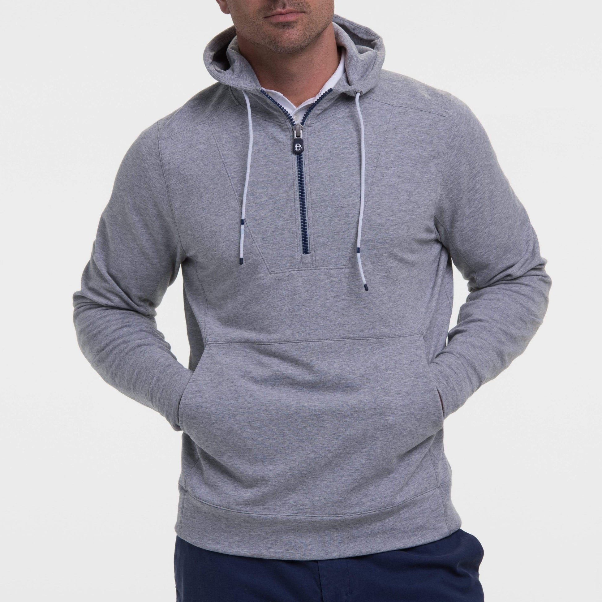 B.Draddy GREY HEATHER / SML THE PROCTOR HOODIE