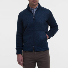 B.Draddy REGAL HEATHER / SML ALPACA FULL ZIP