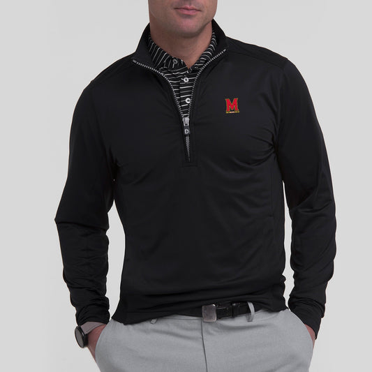 B.Draddy DARK KNIGHT / SML UNIVERSITY OF MARYLAND | DRADDY SPORT BLAIR HALF ZIP | COLLEGIATE