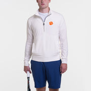 B.Draddy WHITE / SML CLEMSON | DRADDY SPORT BLAIR HALF ZIP | COLLEGIATE