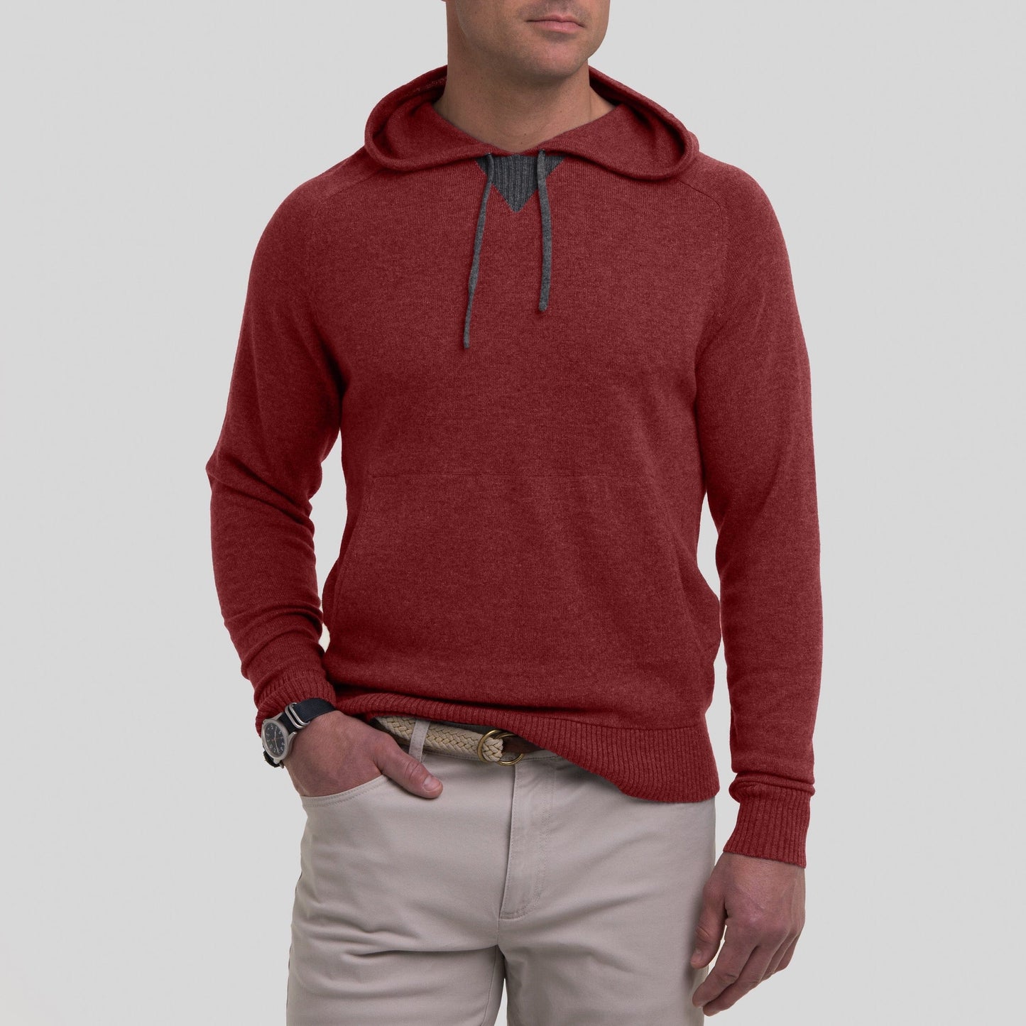 B.Draddy CRIMSON HEATHER / SML MEYER HOODIE